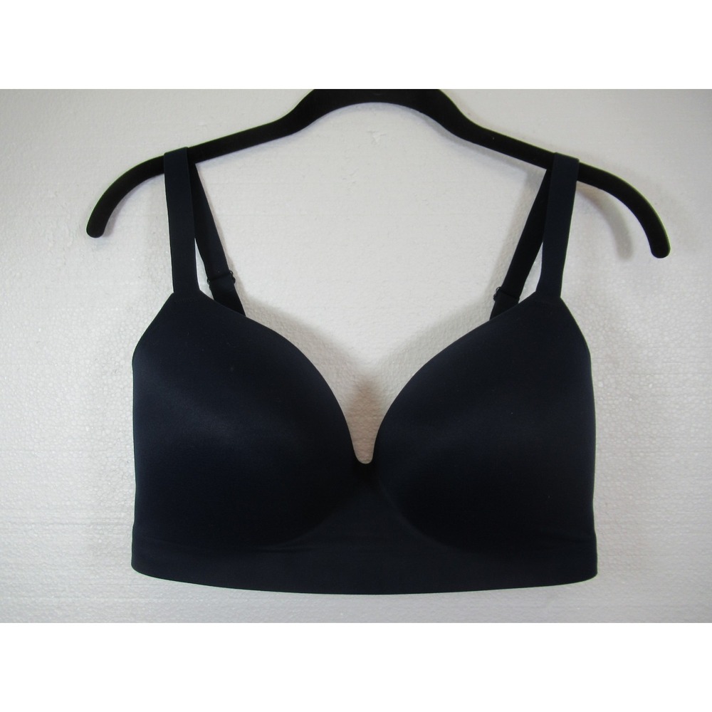 Soma Enbliss Wireless Bra 34DDD Navy Blue Lined Seamless